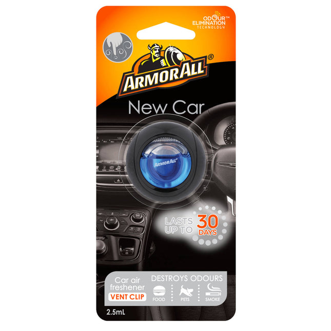 ArmorAll Membrane Clip Car Air Freshener New Car - 1 Pack