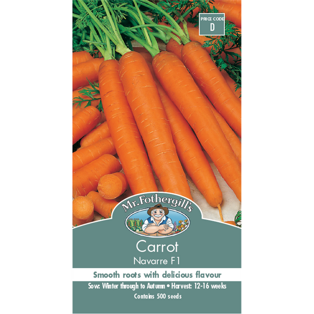 Mr Fothergill's Navarre Carrot Vegetable Seeds