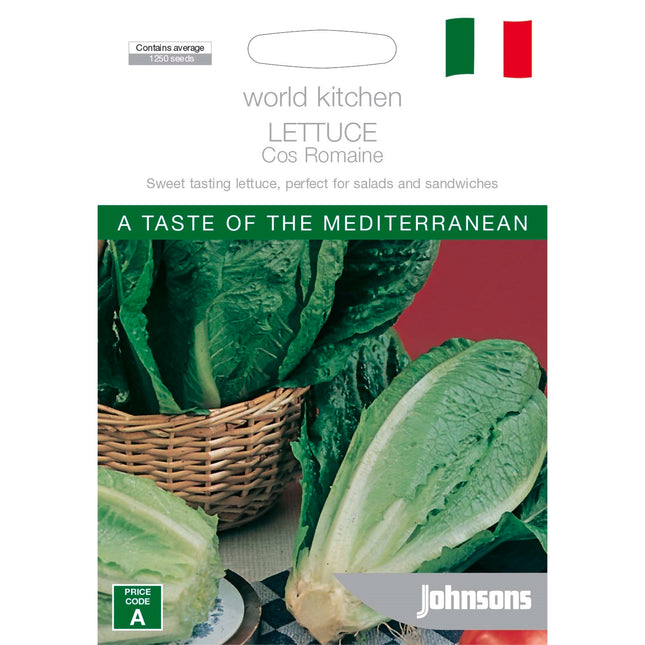 Johnsons Cos Romaine Lettuce Vegetable Seeds