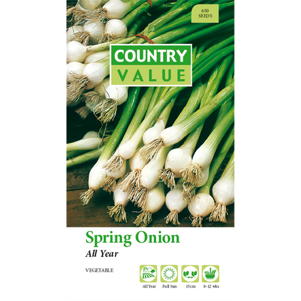 Country Value All Year Spring Onion Vegetable Seeds