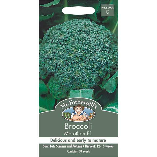 Mr Fothergill's Broccoli Marathon F1 Vegetable Seeds
