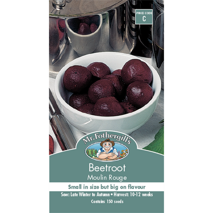 Mr Fothergill's Moulin Rouge Beetroot Vegetable Seed