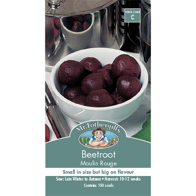Mr Fothergill's Moulin Rouge Beetroot Vegetable Seed