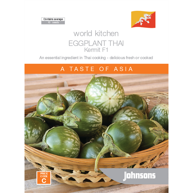 Johnsons Thai Cherry Eggplant Vegetable Seeds