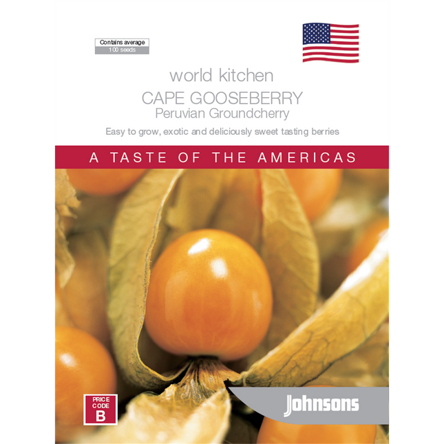 Johnsons World Kitchen Cape Gooseberry Peruvian Groundcherry Seeds