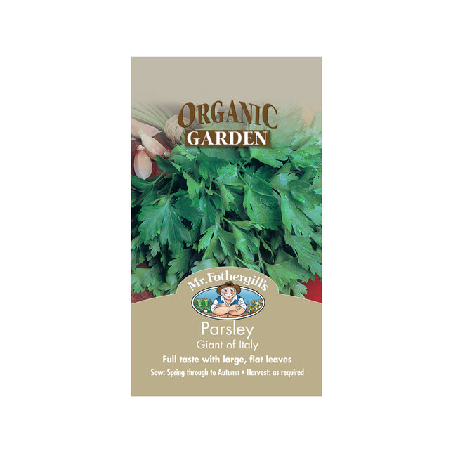 Mr Fothergill's Giant Of Italy Parsley Organic Seeds