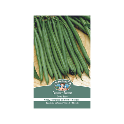 Mr Fothergill's Snap Bean Dwarf Bean Vegetable Seeds