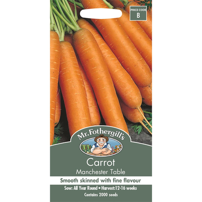 Mr Fothergill's Carrot Manchester Table Vegetable Seeds