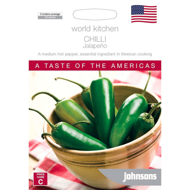 Johnsons World Kitchen Chilli Jalapeno Seeds