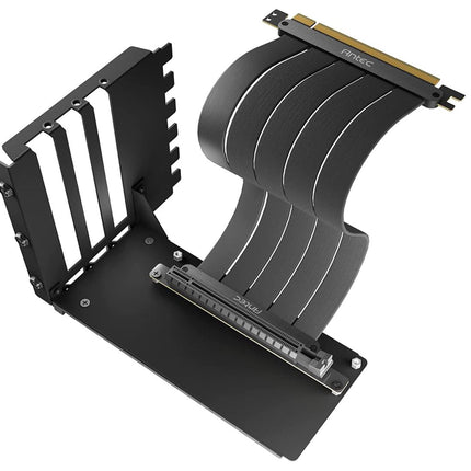 Antec Vertical PCI Bracket and PCI-E 4.0 Cable Kit (200mm) Black. Universal 5070 & 7000x. Premium Gold Plated + 180 degrees Ultra Flexible Cable(LS)