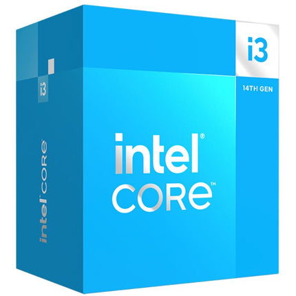 Intel i3 14100 CPU 3.5GHz (4.7GHz Turbo) 14th Gen LGA1700 4-Cores 8-Threads 17MB 60W UHD Graphics 730 Retail Raptor Lake with Fan
