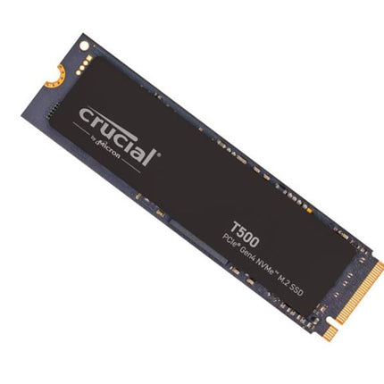 Crucial T500 1TB Gen4 NVMe SSD - 7300/6800 MB/s R/W 600TBW 1440K IOPs 1.5M hrs MTTF Acronis True Image Adobe Creative Cloud for PS5 ~MZ-V8P1T0BW