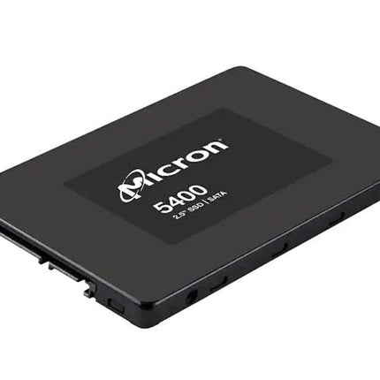Micron 5400 PRO 960GB 2.5' SATA Enterprise SSD 540R/520W MB/s 95K/35K IOPS 2628TBW 1.5DWPD 3M hrs MTTF AES 256-bit encryption Server Data Centre 5yrs