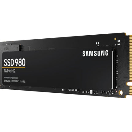 Samsung 980 500GB NVMe SSD 3100MB/s 2600MB/s R/W 400K/470K IOPS 300TBW 1.5M Hrs MTBF AES 256-bit Encryption M.2 2280 PCIe 3.0 Gen3 5yrs Wty