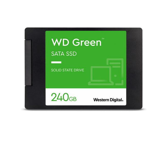 Western Digital WD Green 240GB 2.5' SATA SSD 545R/430W MB/s 80TBW 3D NAND 7mm 3 Years Wty ~WDS240G2G0A (LS) replacement WDS240G5G0A