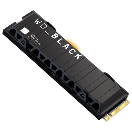 Western Digital WD Black SN850X 1TB Gen4 NVMe SSD Heatsink for PS5 - 7300MB/s 6300MB/s R/W 600TBW 1100K/800K IOPS 1.75M Hrs MTBF 5yrs ~WDS100T1XHE