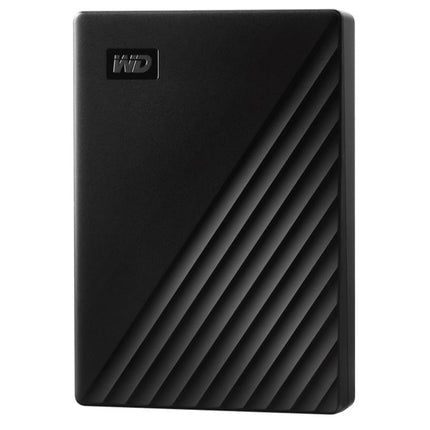 (LS)Western Digital My Passport 4TB USB 3.0 2.5' Portable External Hard Drive - 256-bit AES Encryption Slim Light Durable Shock Proof Black Plug & Pla