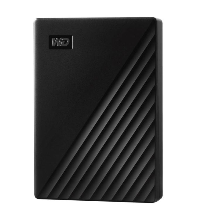 (LS)Western Digital My Passport 4TB USB 3.0 2.5' Portable External Hard Drive - 256-bit AES Encryption Slim Light Durable Shock Proof Black Plug & Pla