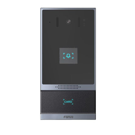 Fanvil i62 Outdoor Audio/Video Intercom, 2 SIP Lines, 1 DSS Key, PoE, IP66 & IK07, RFID Reader , ONVIF, 2Yr Warranty