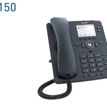 SNOM D150 Desk Telephone, PoE, HD Audio, Suitable For IP Desk Phone, Indoor& Wall Mounting,