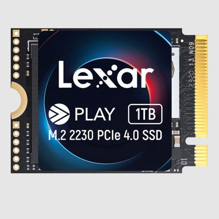 Lexar LNMPLAY001T-RNNNG Internal SSD Play 1TB M.2 2230 PCIe Gen 4x4 NVMe SSD up to 5200MB/s read, 4700MB/s write