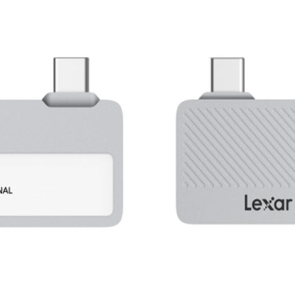 Lexar Professional Go Portable SSD with Hub, SL400, 2TB, Silver, Up to 1050MB/s read, 1000MB/s write speeds