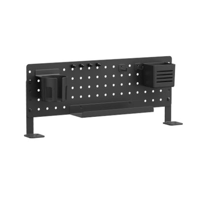 Brateck PB-007-01-B DESK PEGBOARD ORGANIZER WITH STORAGE KITS  (BLACK)  600x100x240mm (LS)