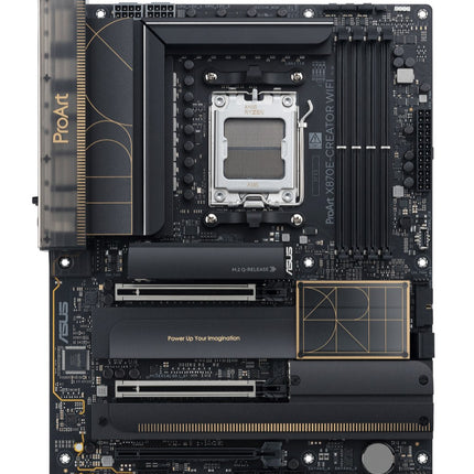 ASUS AMD ProArt X870E-CREATOR WIFI (AM5) ATX  Motherboard 4xDDR5 192GB, 2 x PCIe 5.0 x16 slots, 4 x M.2 slots , 4 x SATA, AQtion 10Gb Ethernet