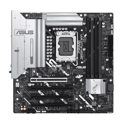 ASUS PRIME Z890M-PLUS WIFI-CSM LGA1851 mATX Motherboard 192GB, 4x DDR5, 1 x PCIe 5.0 x16 slots, 3 x M.2 slots, 6 x SATA 6Gb/s