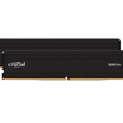 Crucial Pro 48GB (2x24GB) DDR5 UDIMM 6000MHz CL48 Black Heat Spreader Support Intel XMP AMD Ryzen for Desktop PC Gaming Memory