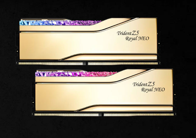 G.SKILL F5-6000J2636H24GX2-TR5NG 48GB (2 x 24GB)/AMD EXPO/ DDR5 6000 MT/s/ Timings 26-36-36-96 Voltage 1.45 V EXPO TZ5 Royal Neo G