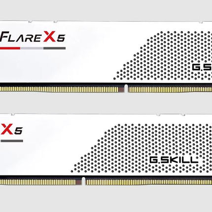 G.SKILL F5-6000J3636F32GX2-FX5W 64GB (2 x 32GB)/ DDR5 6000 MT/s/ Timings 36-36-36-96/ Voltage 1.35 V/ Flare X5/EXPO/XMP 3.0