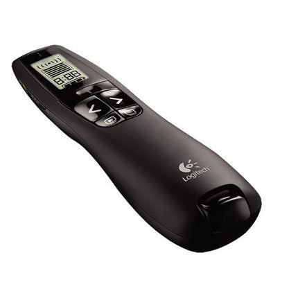 Logitech R800 Laser Presentation Remote LCD display  time tracking 30m Range, 2.4GHz Instuitive slideshow controls ~MILT-R700PRO 910-003508