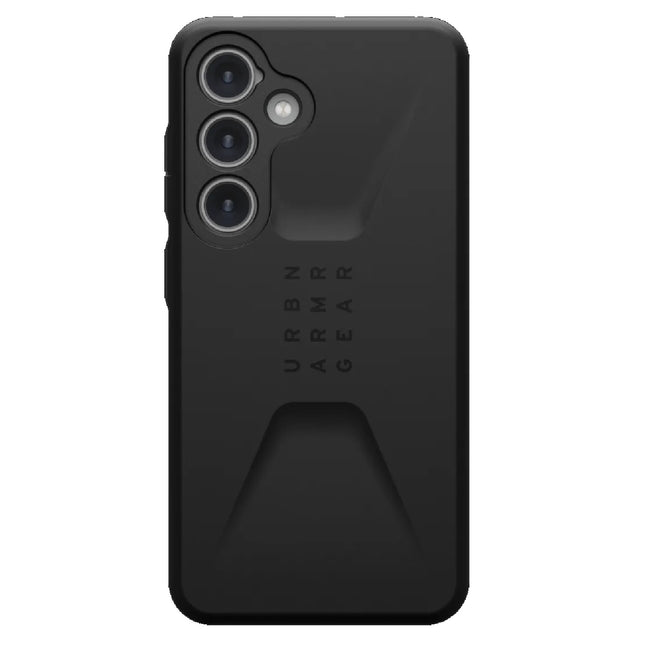 UAG Civilian Samsung Galaxy S24 5G (6.2') Rugged Case - Black (214437114040), 20ft. Drop Protection (6M), Raised Screen Surround,10 Years Warranty