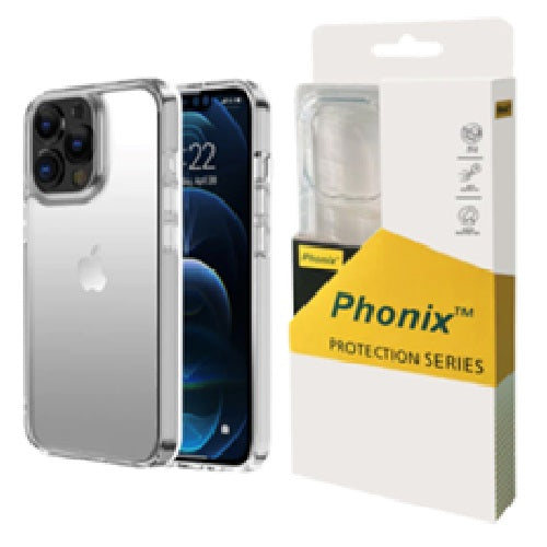 Phonix Apple iPhone 15 (6.1') Clear Rock Shockproof Case - Ultra-thin, Lightweight, Non-slip, Crystal Clear, Strong & Durable, 10 Years Warranty