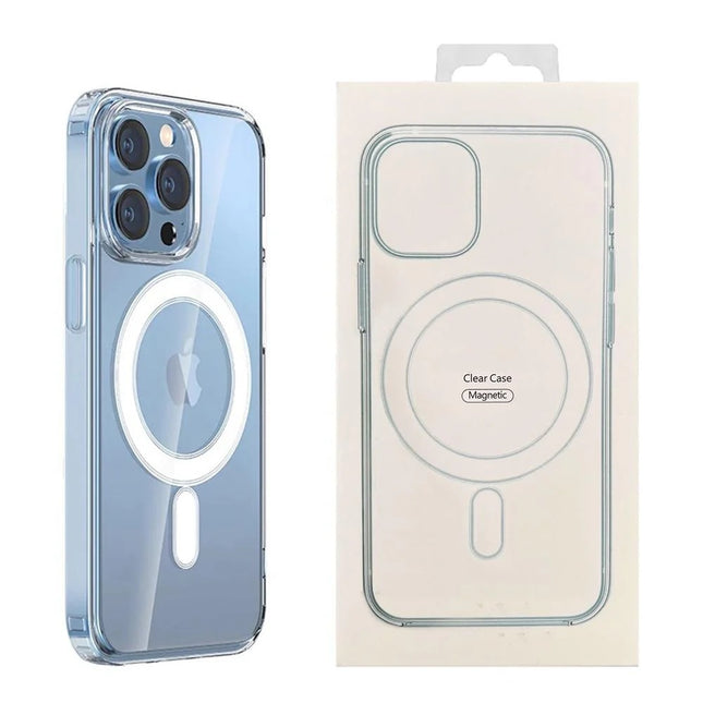 Generic Apple iPhone 16 Plus Clear Case with MagSafe - Crystal Clear, 360° Rotating, Scratch Resistant, Durable & Lightweight, ShockProof