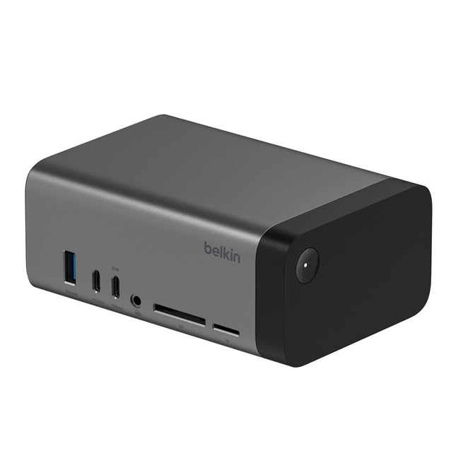 Belkin Connect USB-C 11-in-1 Pro GaN Docking Station - Grey (INC020auSGY), 150W PD, Dual Display, 10 Gbps, Over-Current Protection, 2 Years Warranty