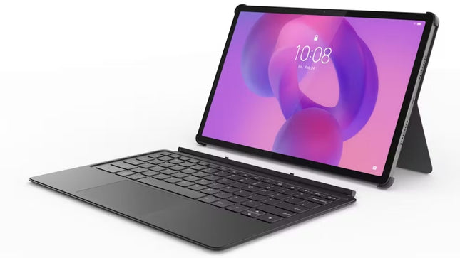 Lenovo Idea Tab Pro (12.7')  Bluetooth Keyboard Pack - Storm Grey (ZG38C06017),Built-in-Kickstand, 2-in-1 Pack,POGO Connector,1 Year Warranty