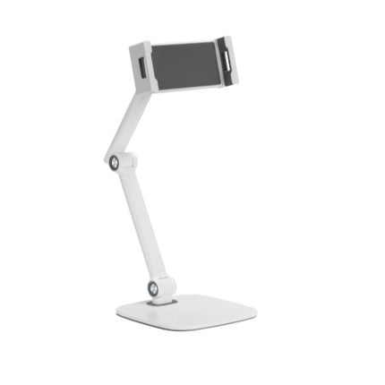 Brateck PAD39-02 SIMPLICITY UNIVERSAL PHONE/TABLET TABLETOP STAND Compatible with most 4.7'~12.9' phones, tablets, and more devices (White) (LS)