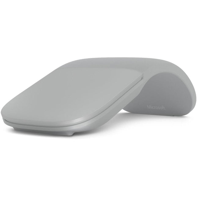 Microsoft Surface Arc Wireless Mouse curved design Surface Pro 11/10/8/9/X Laptop 7/6/5/4- Light Grey