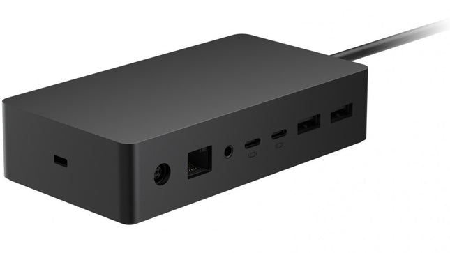 Microsoft Surface Dock 2 Docking Station 199W PS 6 xUSB Type-C Type-A RJ-45 Wired GbE for Pro6/7/7+/8/9/10 Laptop 3/4/5/6/7 Go 2/3 Book 2/3 1YR WTY