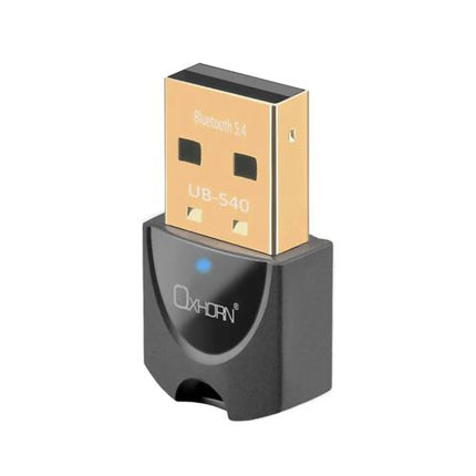 Oxhorn Bluetooth 5.4 V5.4 USB Wireless Dongle Support Bluetooth speakers, printers, headphones, headsets, keyboards, mice Support: Win7/8/10/11 Black