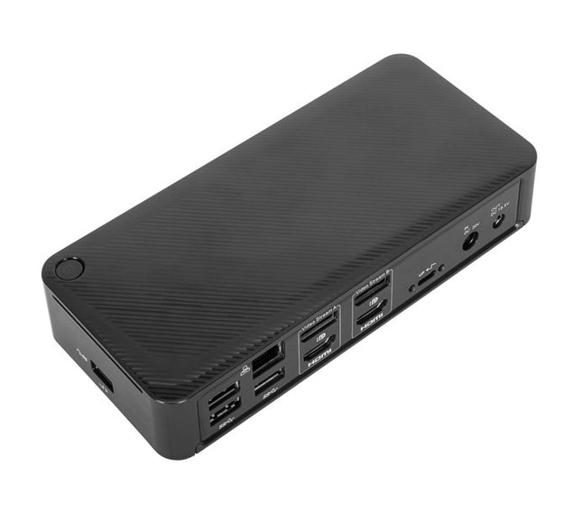 Targus Universal USB-C Dual Video 4K Docking Station with 100W Power Delivery 2x4K UHD@60Hz 2xHDMI2.0 2xDP USB-C 4xUSB-A GLAN Audio Combo ~