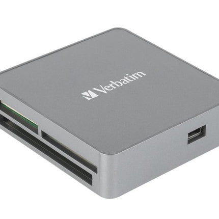 Verbatim USB 2.0 All- in-1 Card Reader / Hub including SD, SDHC, SDXC, microSD, microSDHC, microSDXC, CF-1, Memory Stick, and MS-Pro Duo
