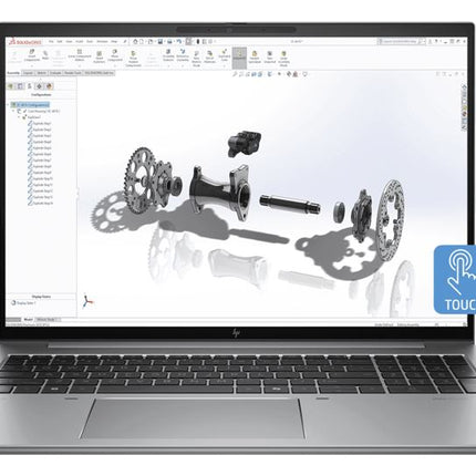 HP ZBook FireFly G11 16' WUXGA TOUCH Intel AI U5-125H 16GB DDR5 512GB SSD WIN 11 PRO Arc Graphics Thunderbolt Fingerprint 3yrs OS 1.6kg Workstation