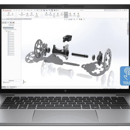 HP ZBook FireFly G11 14' WUXGA TOUCH Intel AI U7-155H 16GB DDR5 512GB SSD WIN 11 PRO RTX A500 Thunderbolt Fingerprint 3yrs OS 1.4kg Mobile Workstation