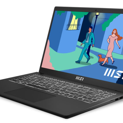 MSI Modern Series Notebook 15.6' FHD Raptor Lake i7-1355U DDR IV 8GB*2 (3200MHz) 512GB SSD Windows11 Home Plus Iris Xe Graphics