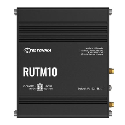 Teltonika RUTM10 wired with 4x Gigabit Ethernet ports, Dual-band Wi-Fi, 128 tag/port-based VLANs, PSU included