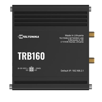 Teltonika TRB160 4G LTE CAT 6 IoT Gateway, Ultra-Small, Lightweight, Energy-Efficient, Cellular Speeds of up to 300 Mbps, USB Type-C, PSU included