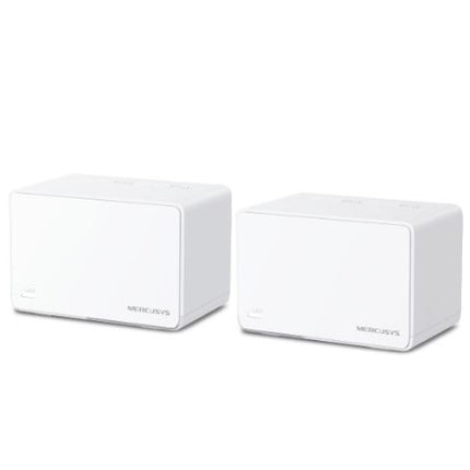 Mercusys Halo H80X(2-pack) AX3000 Whole Home Mesh Wi-Fi 6 System, 3000 Mbps Dual Band Wi-Fi, Up to 460 Square Meters, 574/2402 Mbps, MU-MIMO (WIFI6)
